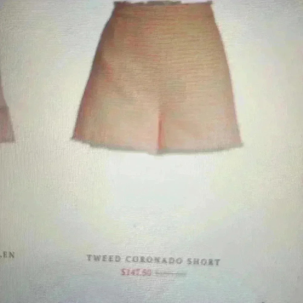 Cinq a Sept Tweed Neon Pink & White Coronado Shorts New - Picture 7 of 8